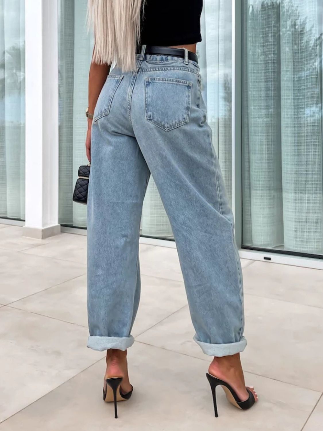 High Waist Mom Jean