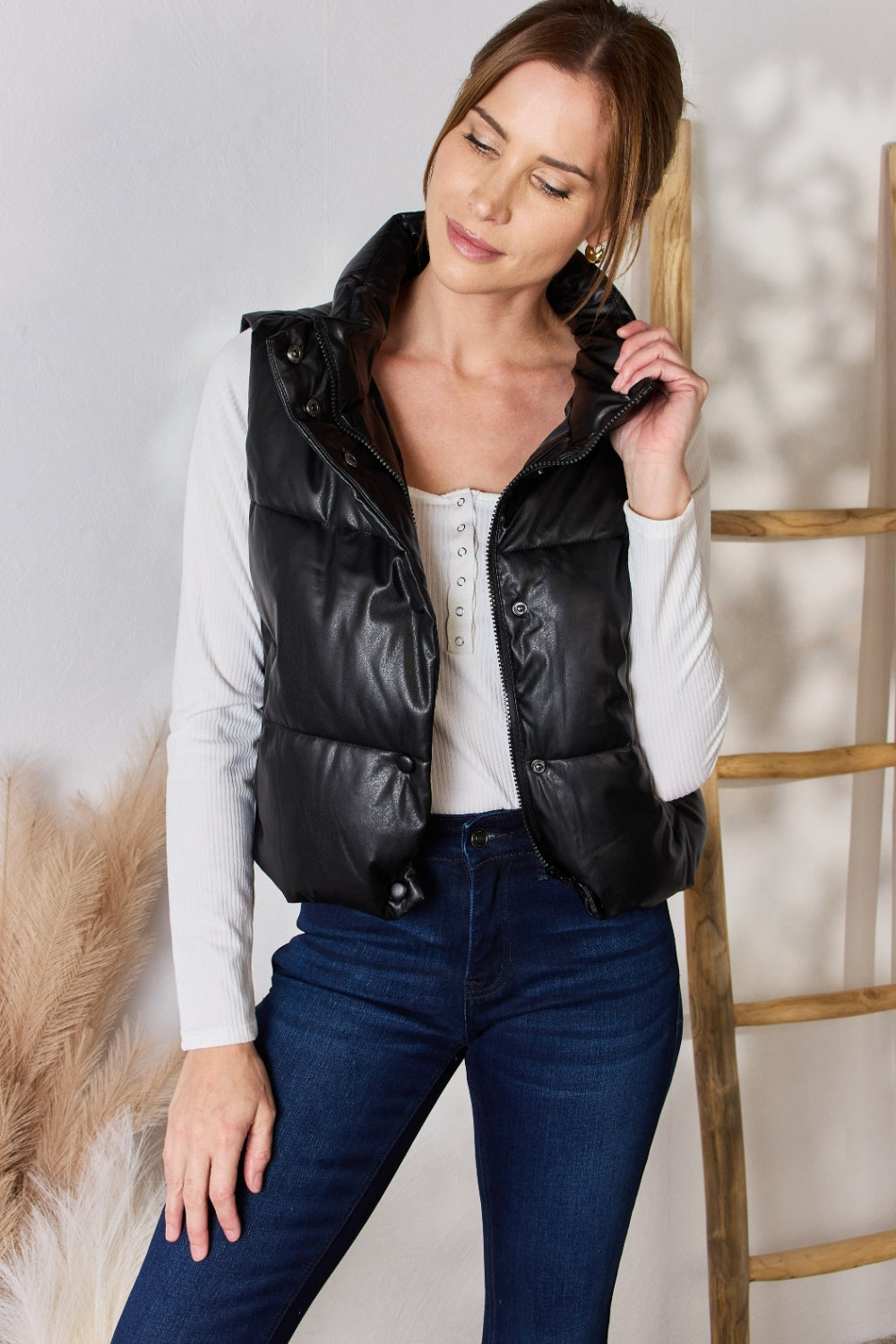 Snap and Zip Vest