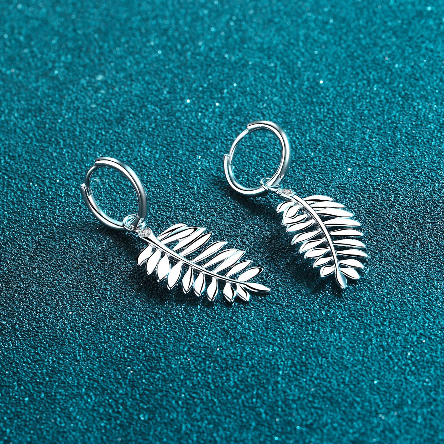 Leaf Sterling Silver Earrings