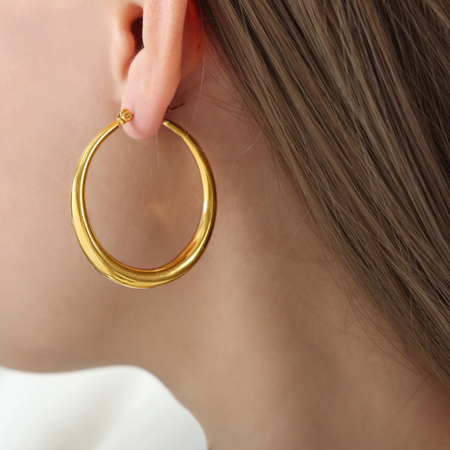 Gold Hoop Earrings