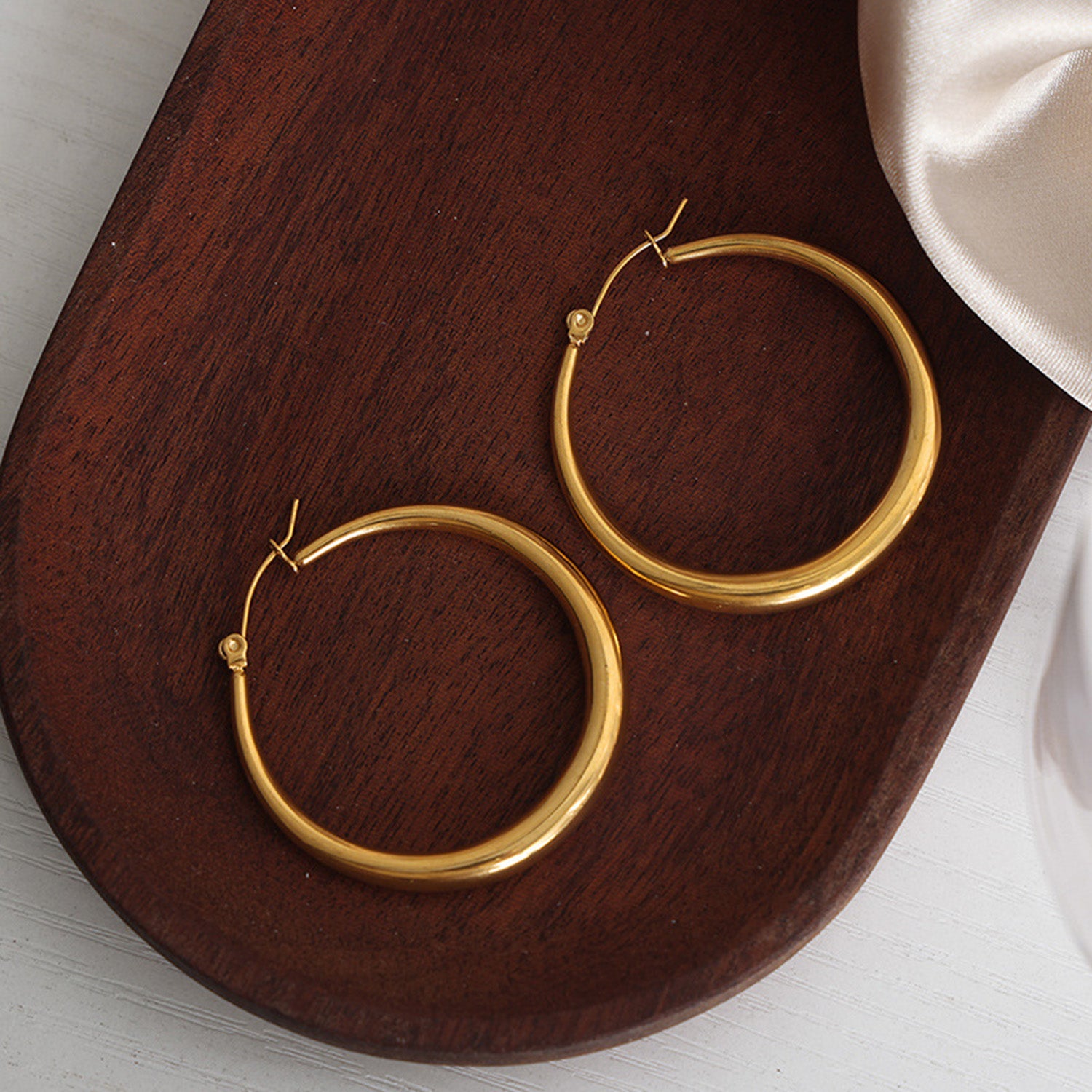 Gold Hoop Earrings