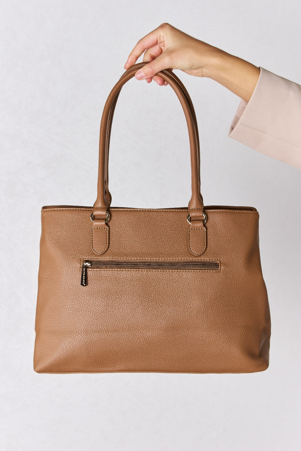 Nia Structured Leather Handbag