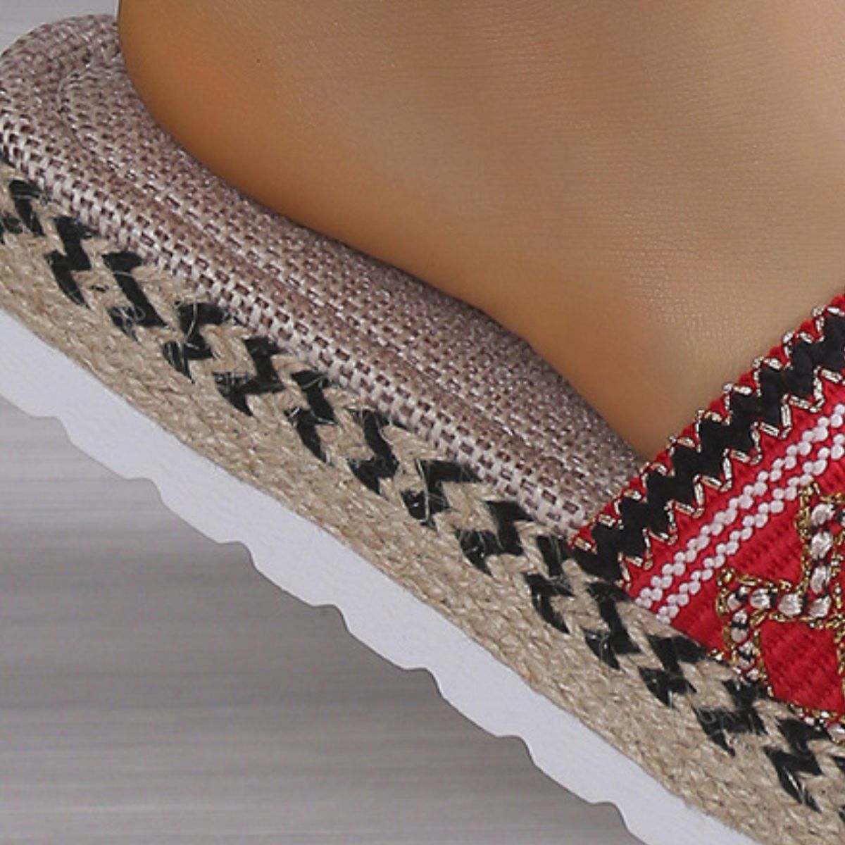 Tribal Platform Sandals