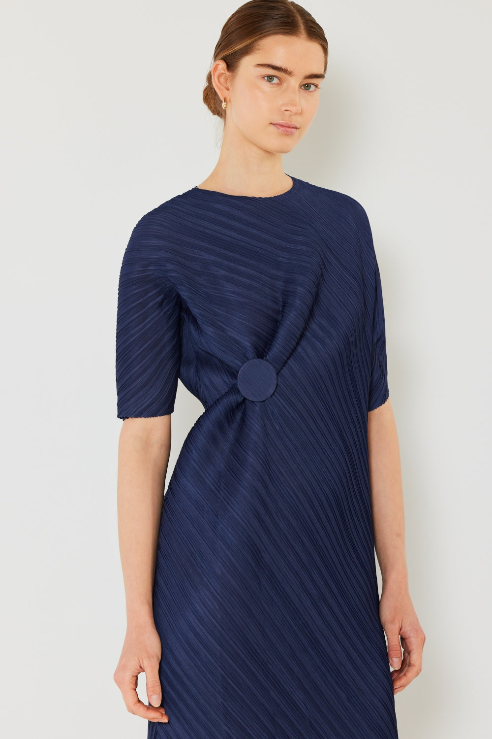 Knotted Dolman Sleeve Dress