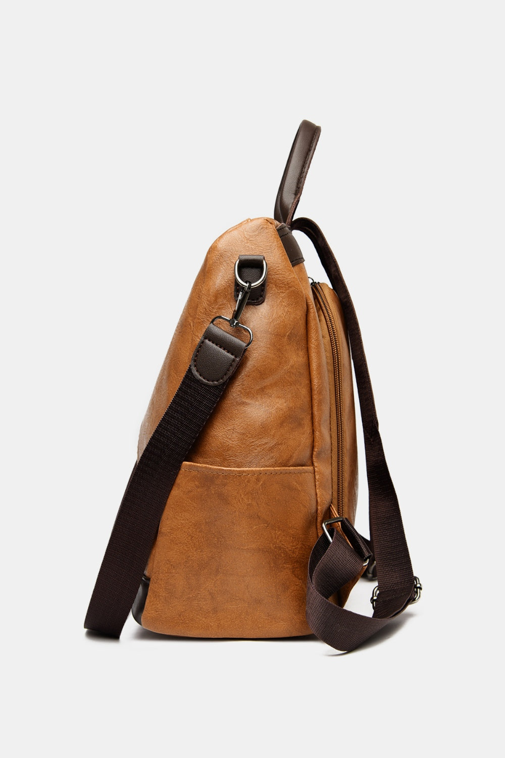 Rustic Leather Backpack