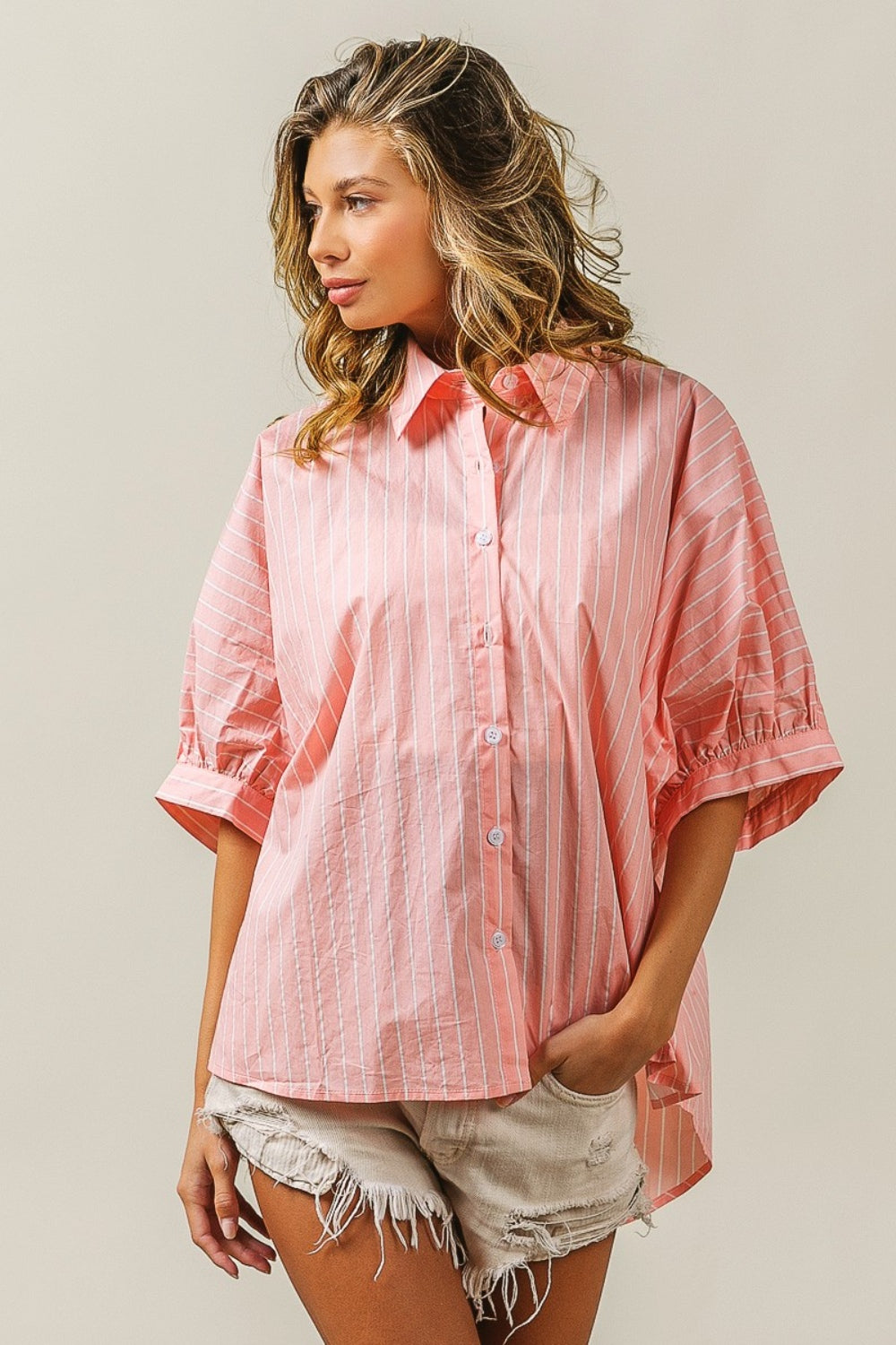 Striped Dolman Shirt