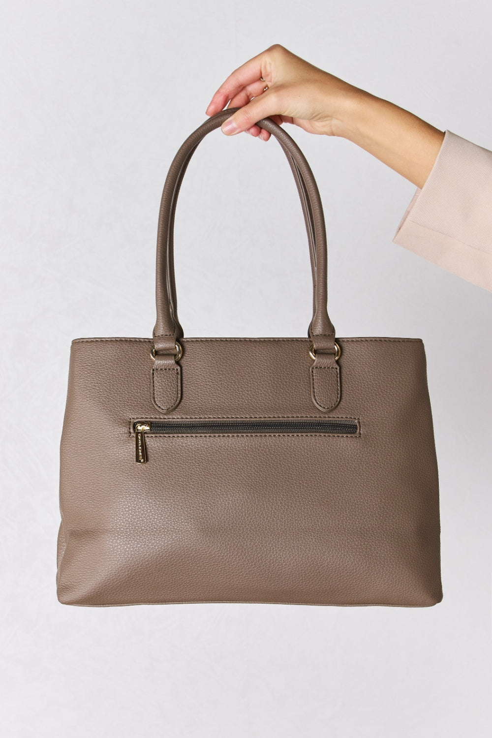 Nia Structured Leather Handbag