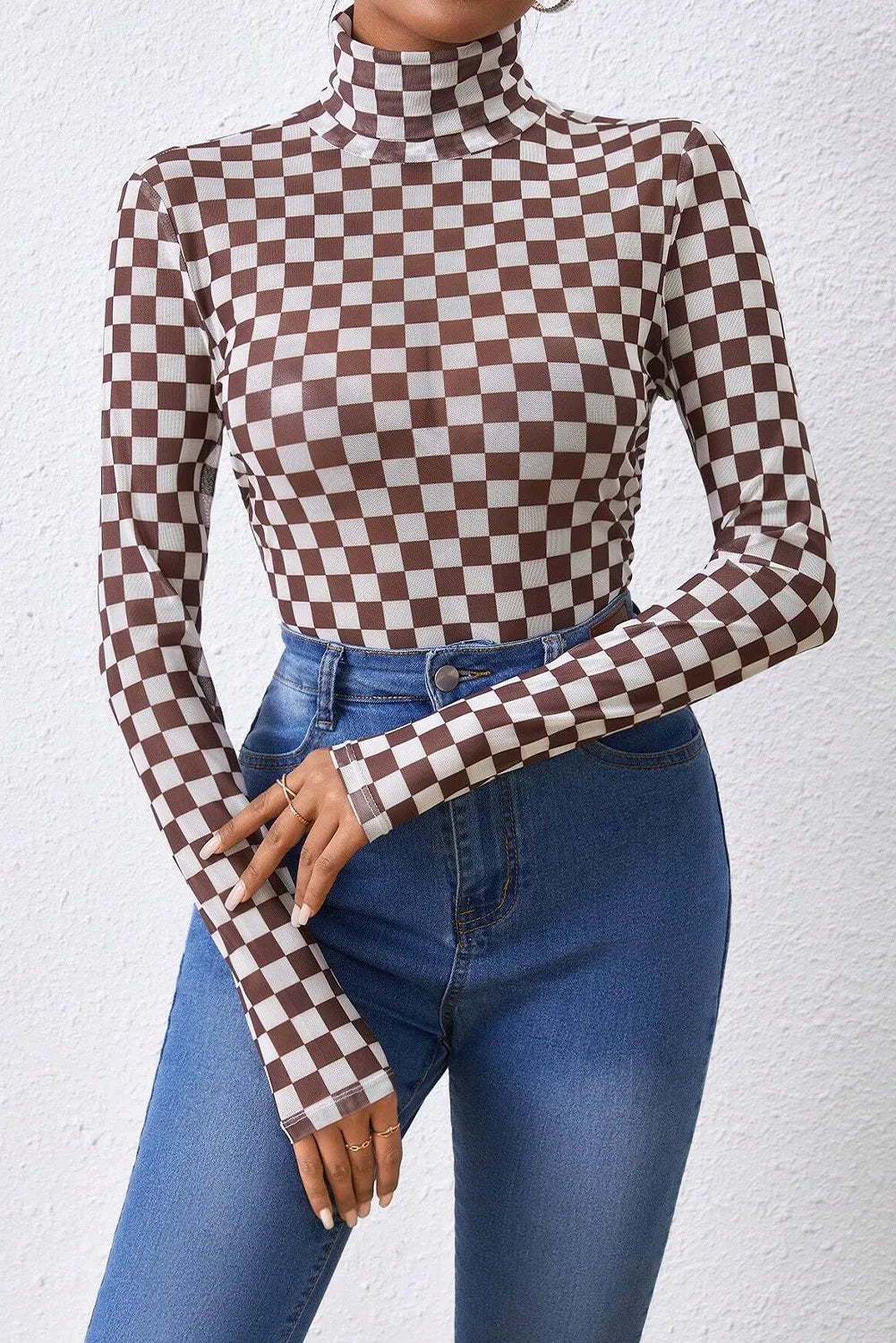 Checkered Bodysuit