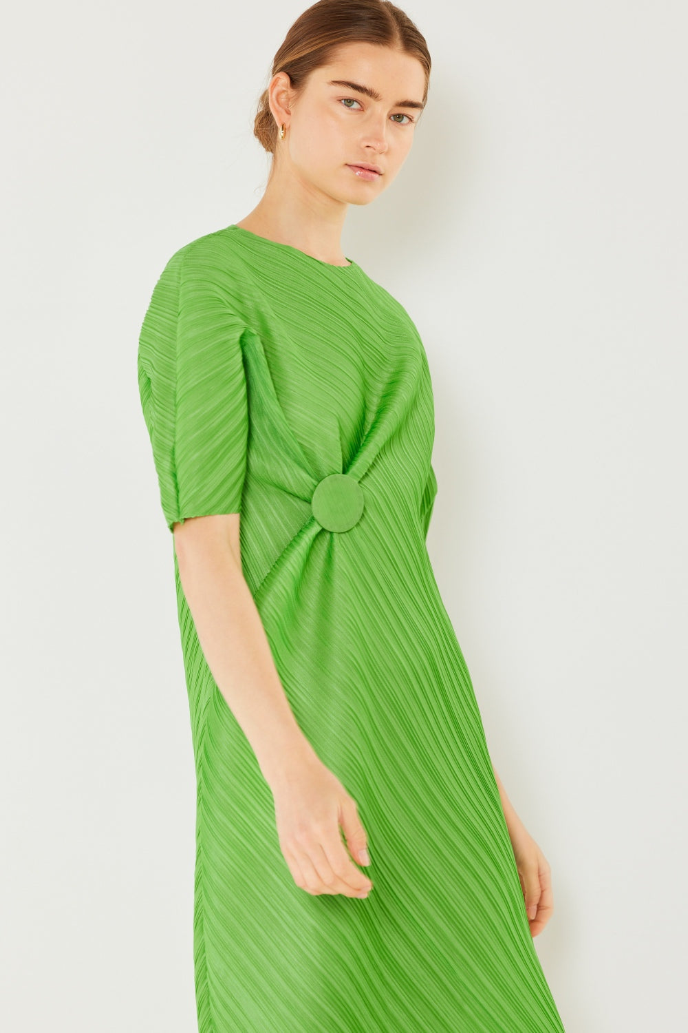 Knotted Dolman Sleeve Dress