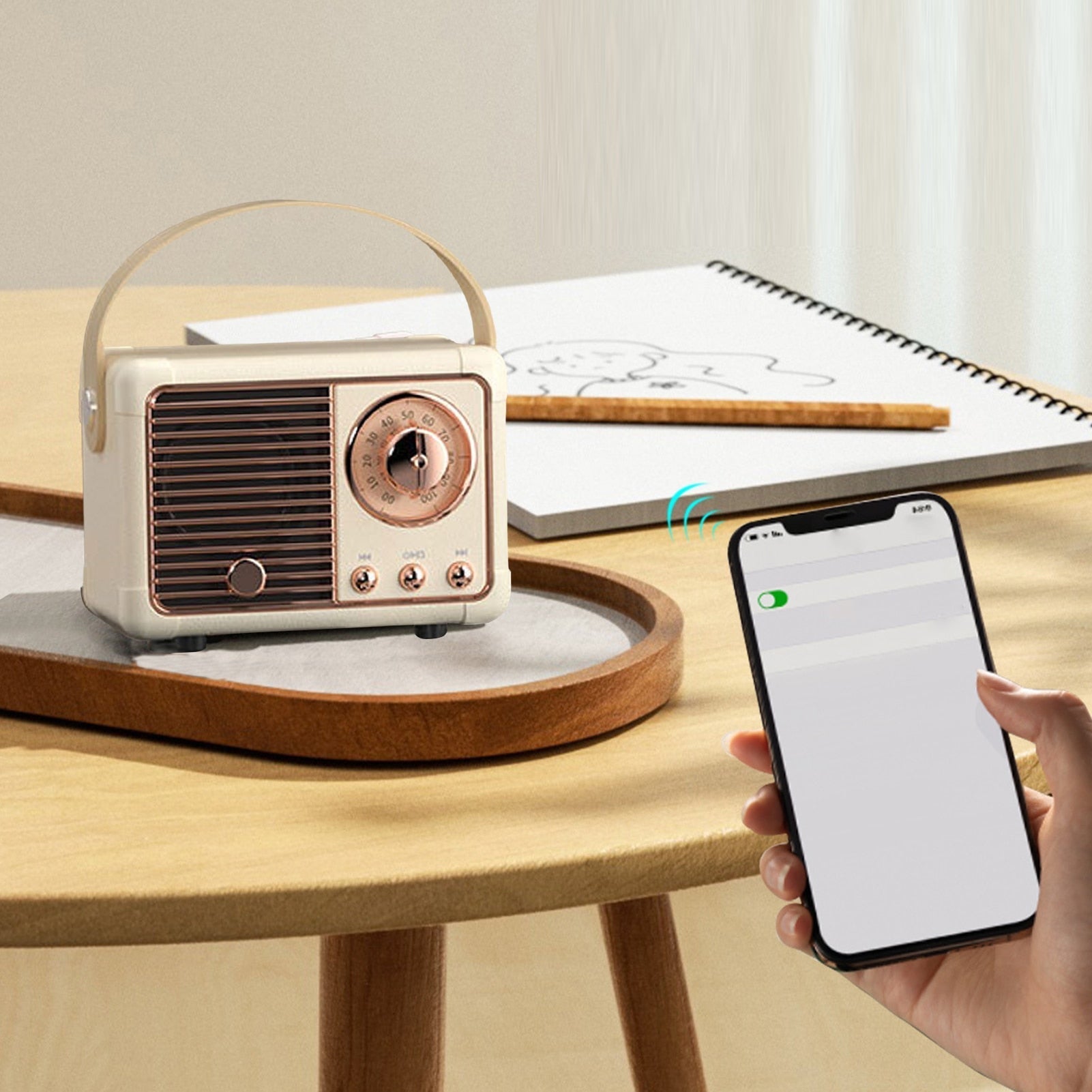 Bluetooth Retro Speaker with Radio