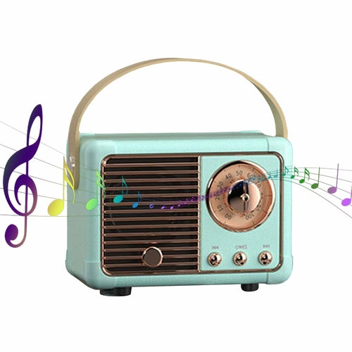 Bluetooth Retro Speaker with Radio