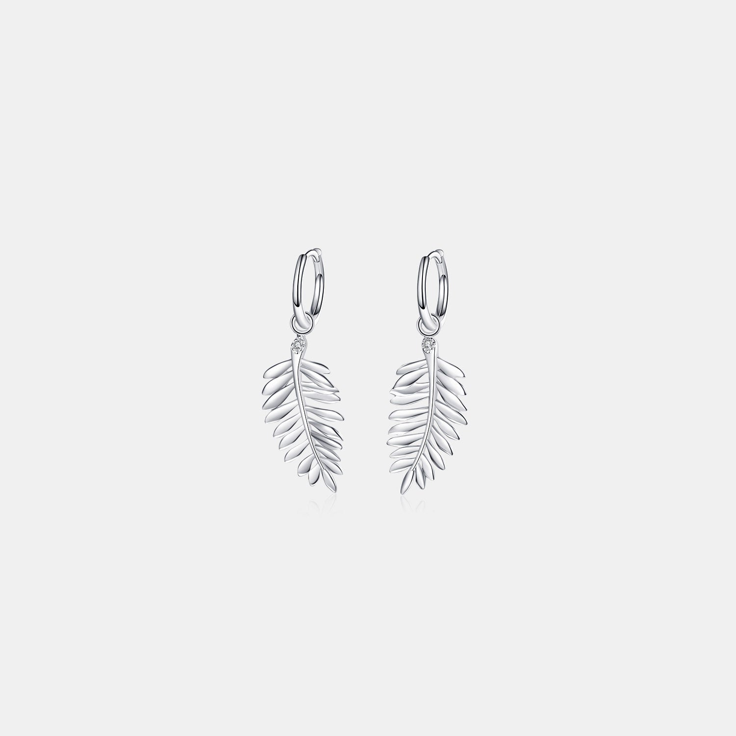 Leaf Sterling Silver Earrings