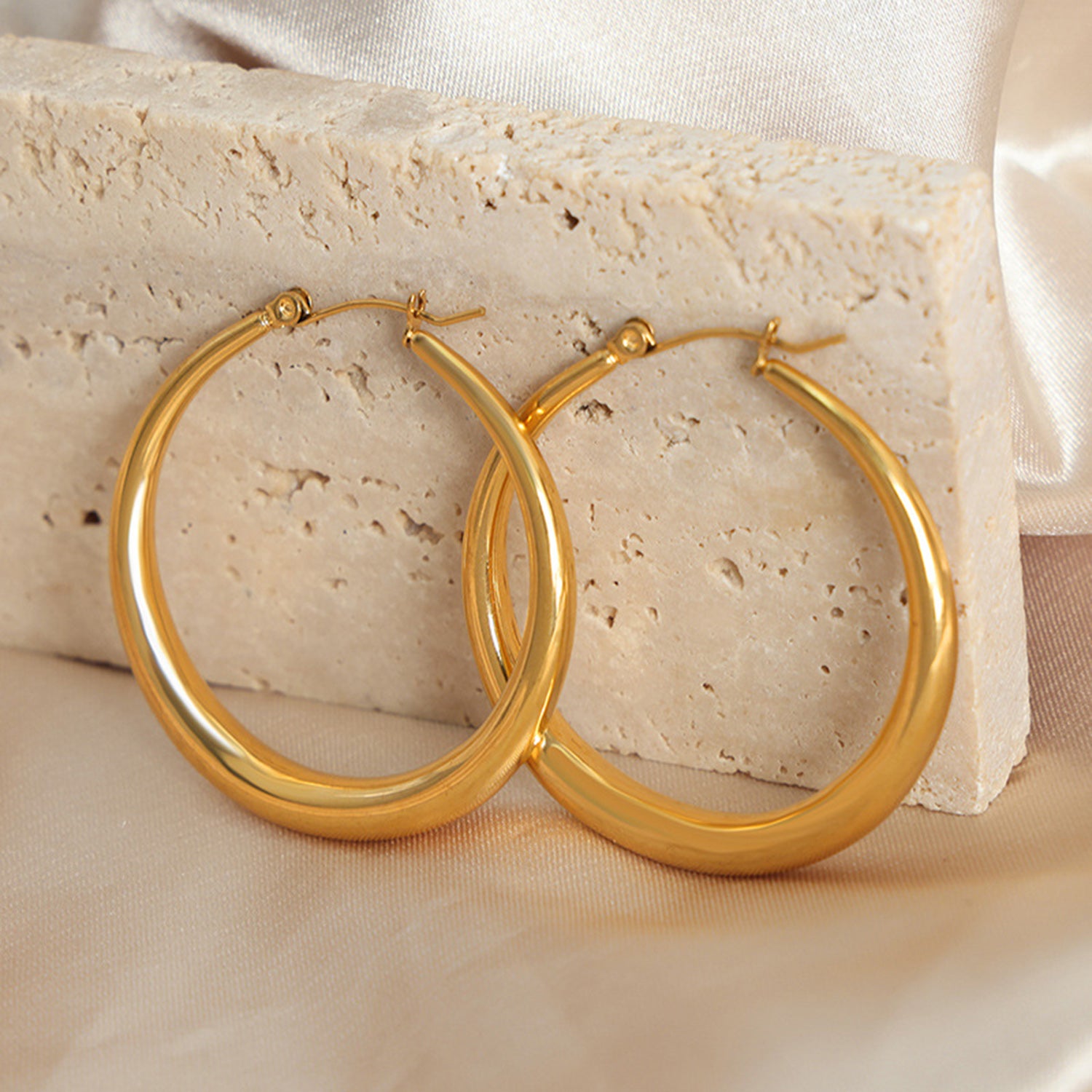 Gold Hoop Earrings