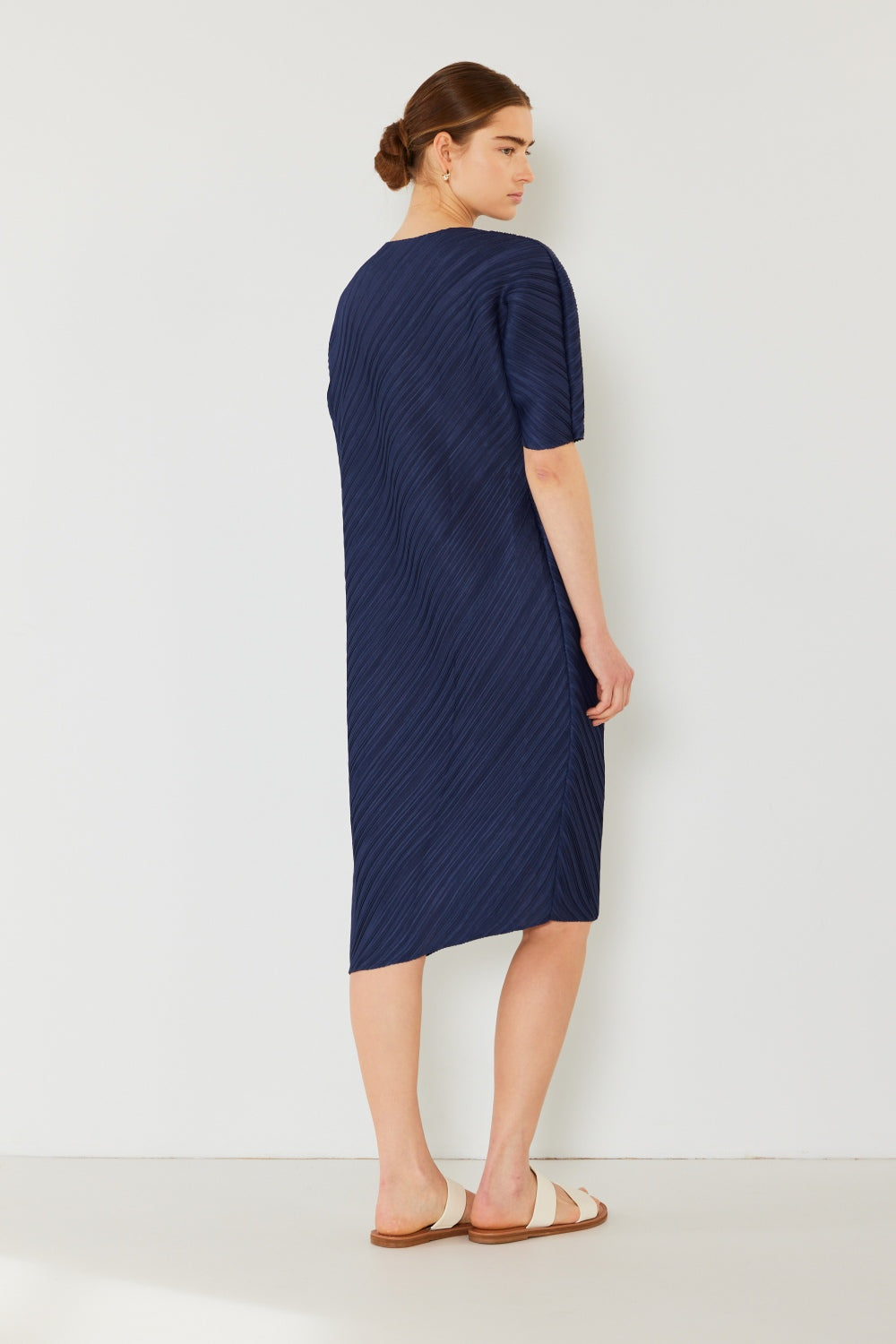 Knotted Dolman Sleeve Dress