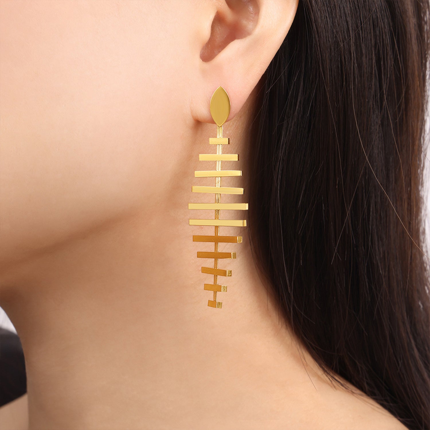 Fishbone Earrings