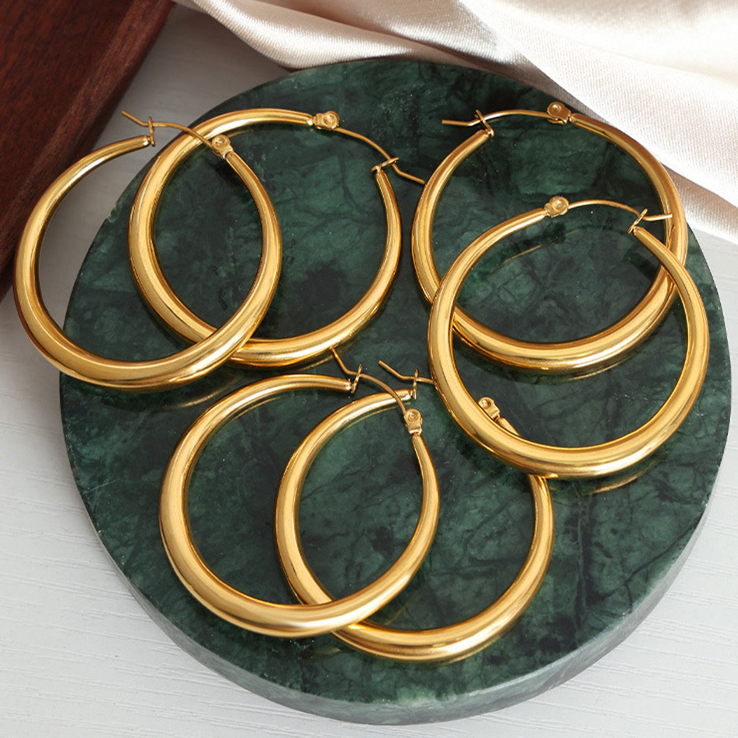 Gold Hoop Earrings