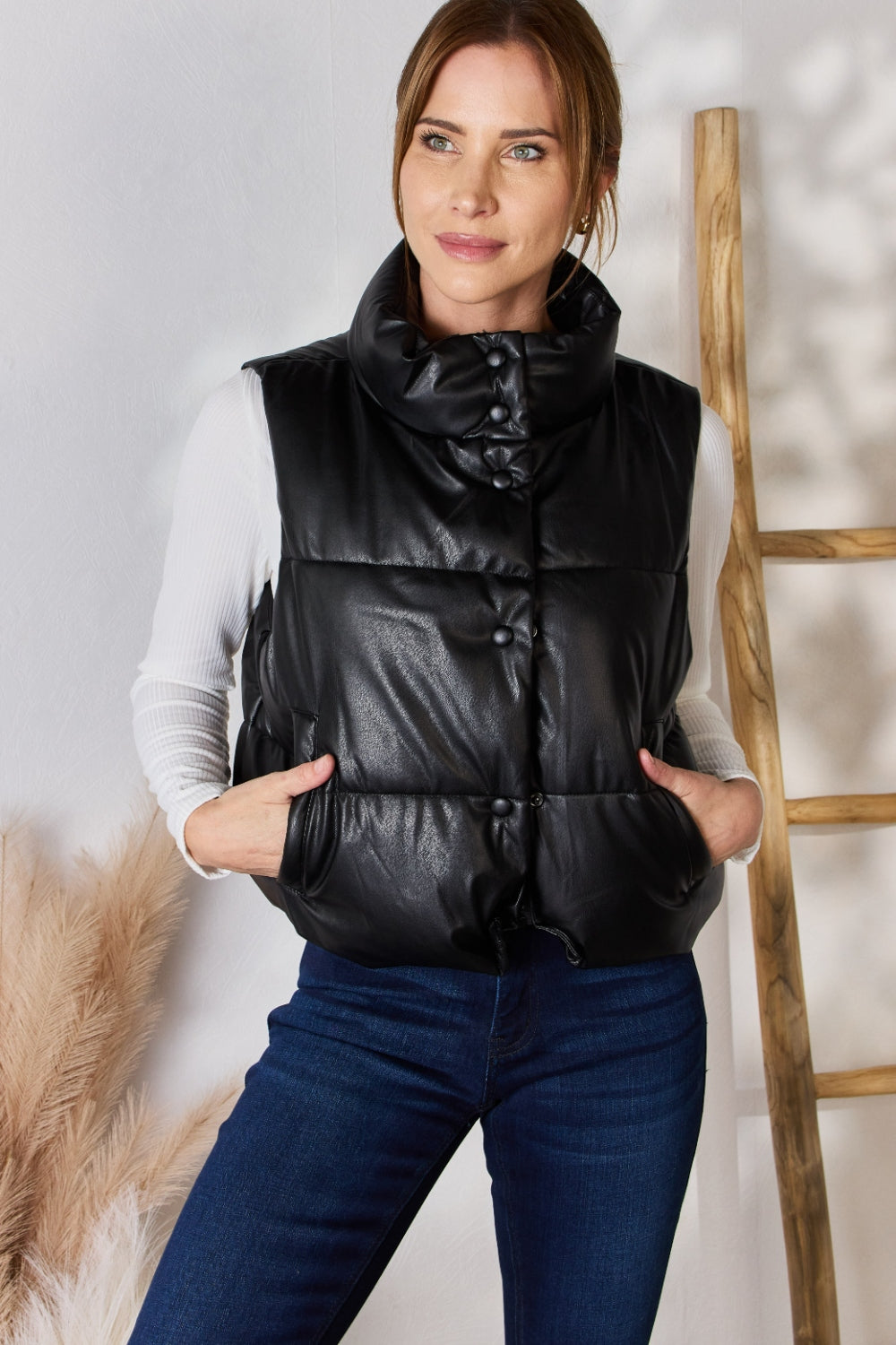 Snap and Zip Vest